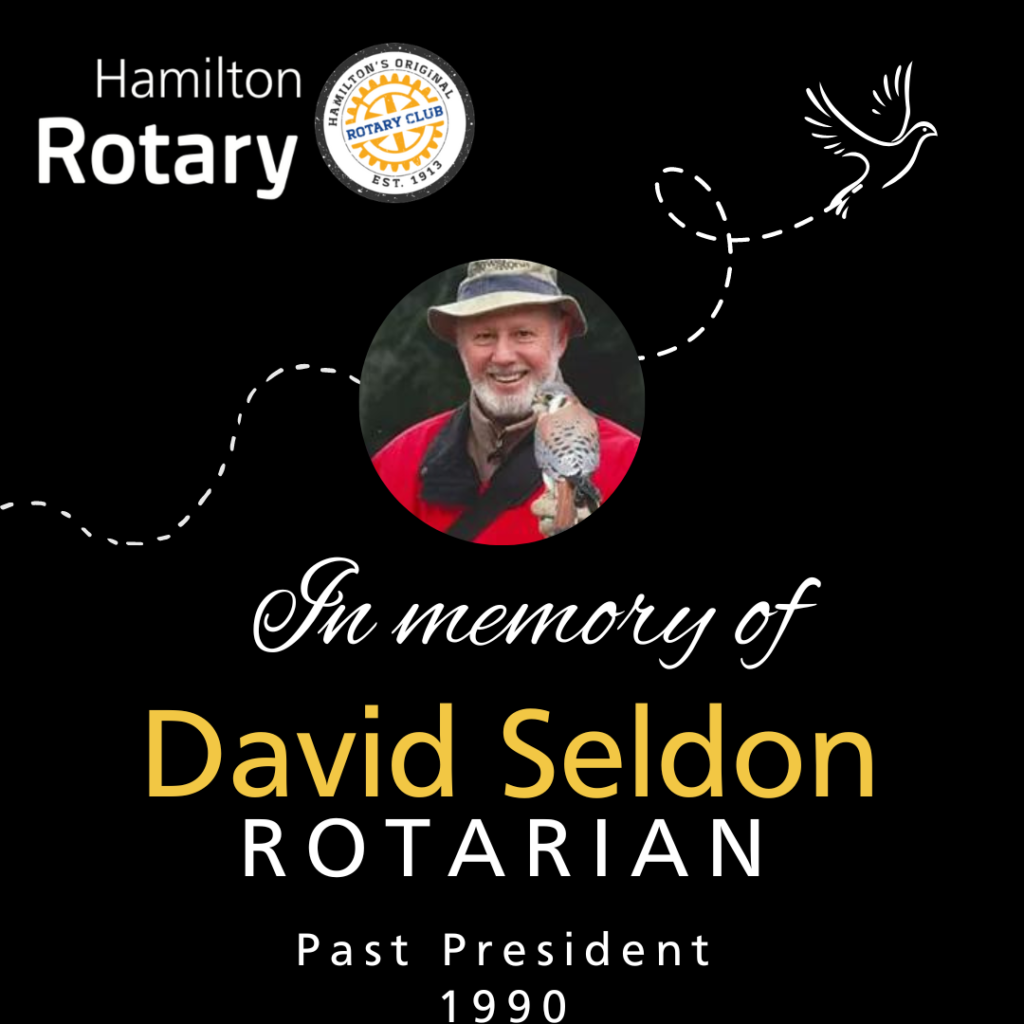 David Seldon past president 1990 Rotary