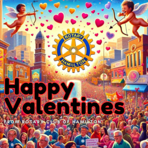 Happy Valentines - Rotary Banner