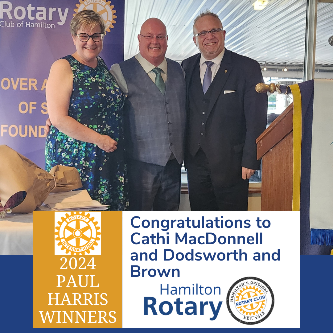 Rotary Club of Hamilton Announces 2024 Paul Harris Fellowship ...