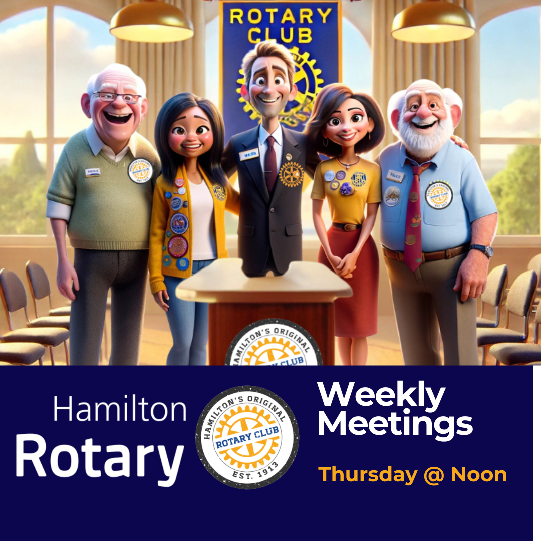 Rotary Weekly Thursday meetings Hamilton