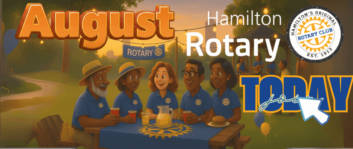 August Rotary Banner