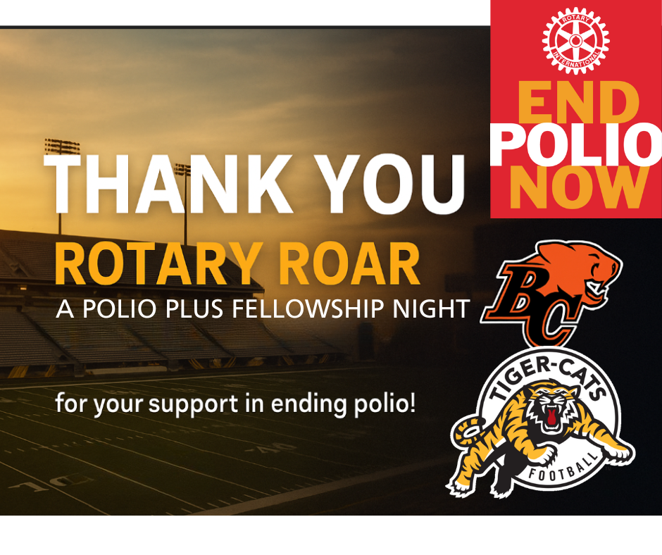 Thank you Rotary Roar