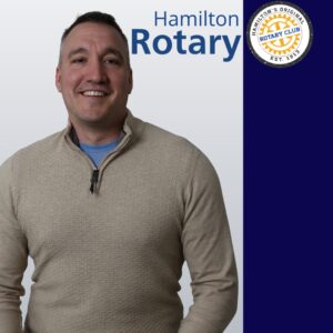 Cory Greenwood, Director of Community Service (International), Rotary Club of Hamilton
