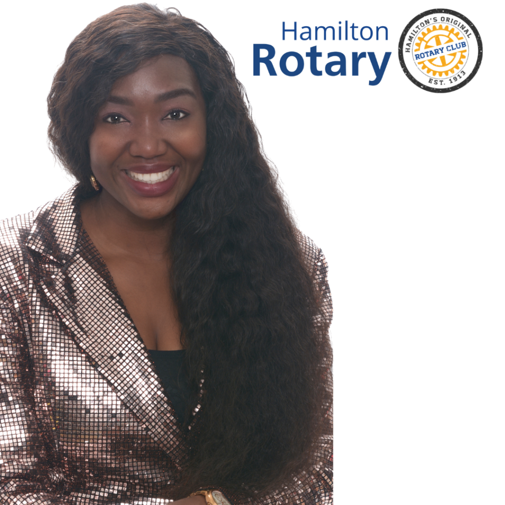 Nana Emovan Rotary club of Hamilton