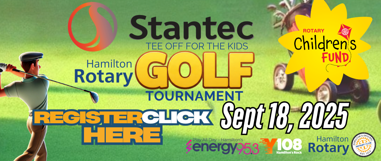 Stantec - Sponsored Rotary Golf Banner