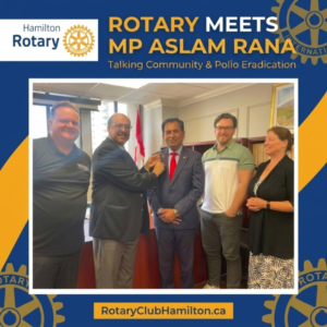 Rotary MP Aslam Rana
